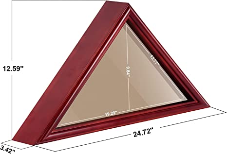 Memorial Burial Flag Display Case for Veterans
